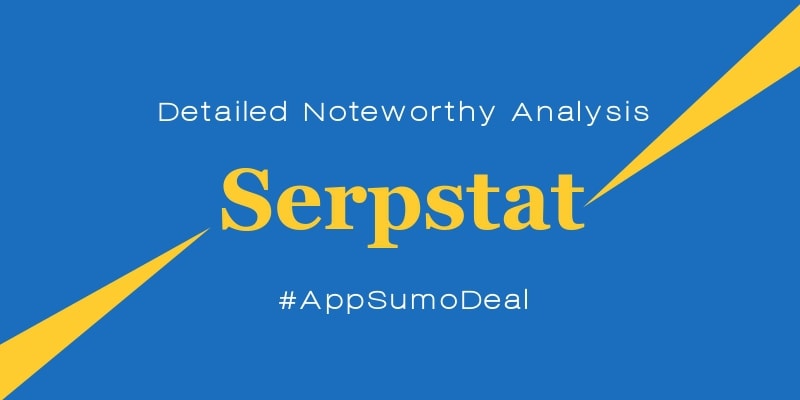DNA-Deal-Depth SerpStat AppSumo Deal
